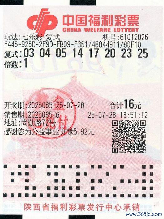 中奖彩票